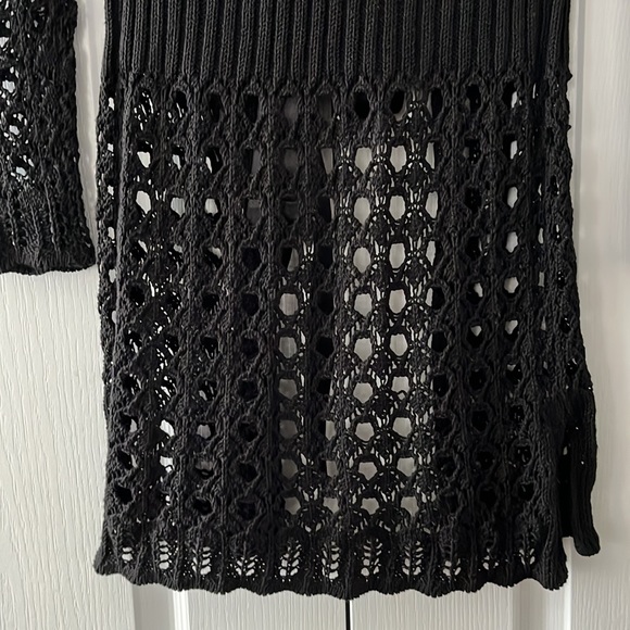 NWT black Tuzzi long jacket/cardigan - Picture 12 of 15